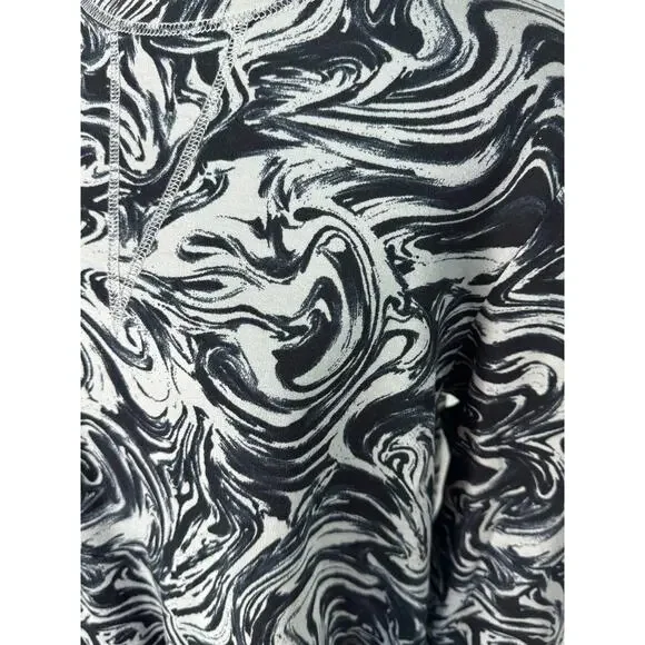 zuda Z-Knit Crewneck Pullover Cool Gray Swirl Size S NWOT - Picture 4 of 8